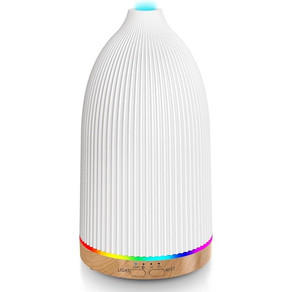 URPOWER Essential Oil Diffuser with LED Lights and Timer
