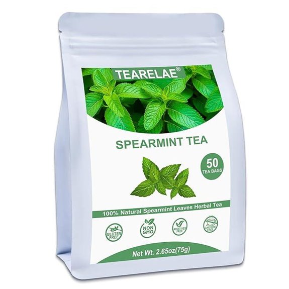 TEARELAE Spearmint Tea - 50 Count Caffeine-Free