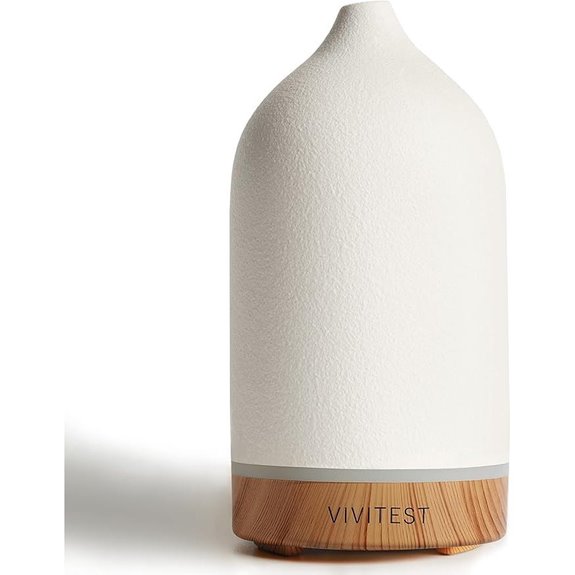 VIVITEST 200ml Ceramic Essential Oil Diffuser