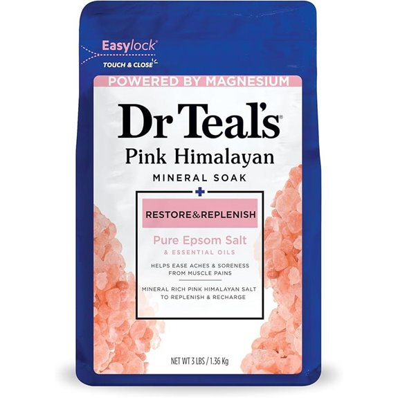 Dr Teal's Epsom Salt Magnesium Soak with Pink Himalayan Salt