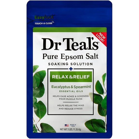 Dr Teal's Epsom Salt Magnesium Soak with Eucalyptus Spearmint (3 lb)