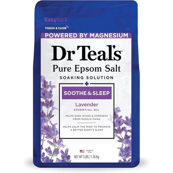 Dr Teal's Epsom Salt Soaking Solution Soothe & Sleep Lavender 3lbs