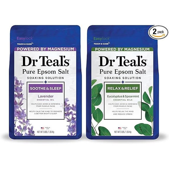 Dr Teal's Epsom Salt Lavender & Eucalyptus Duo Bundle