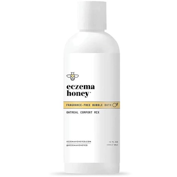 ECZEMA HONEY Fragrance-Free Oatmeal Bubble Bath 12oz