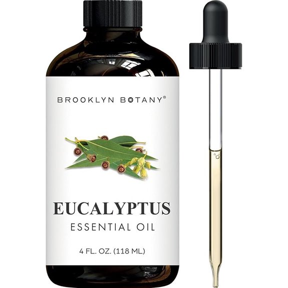 Brooklyn Botany Eucalyptus Essential Oil 4 oz with Dropper