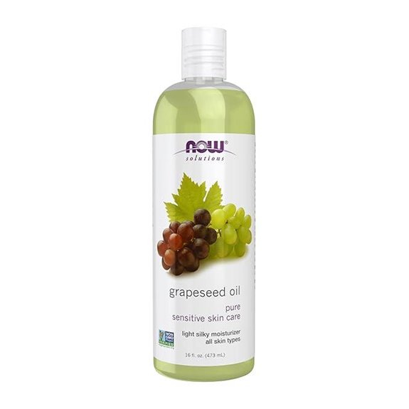 NOW Foods Grapeseed Oil Skin Moisturizer (16 oz)