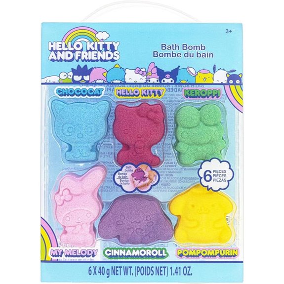 Hello Kitty Bath Bombs Set (6) – Bubblegum Scented