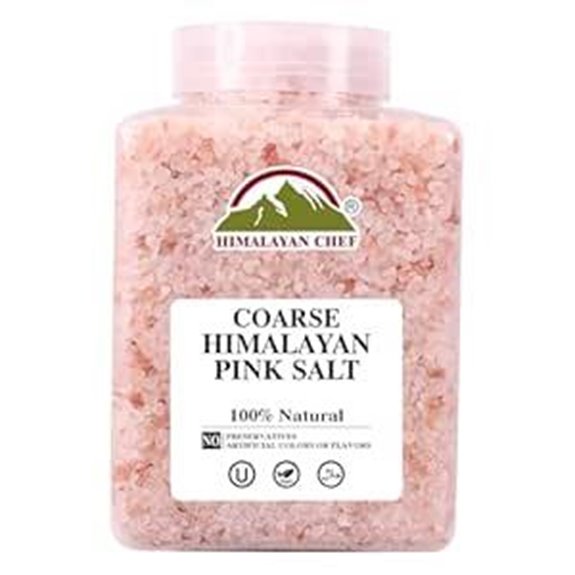 Himalayan Chef Pink Coarse Salt 5 lb Jar