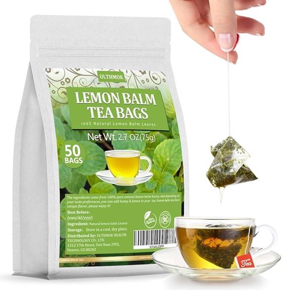Premium Lemon Balm Leaf Tea 50 Bags