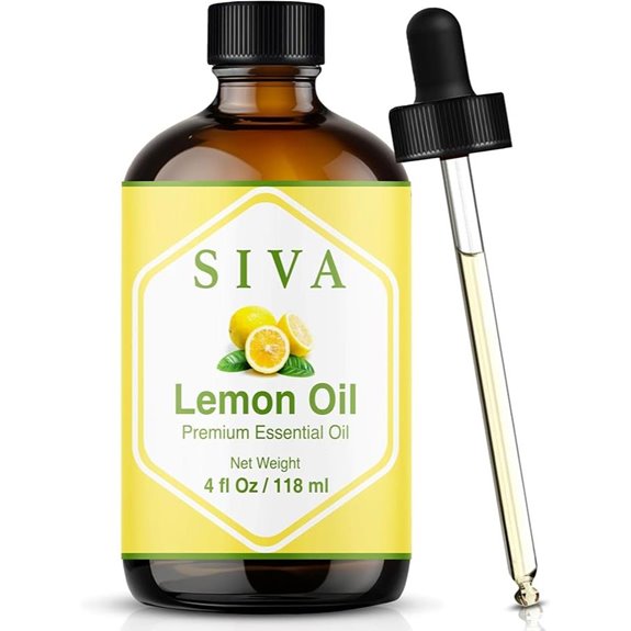 Siva Lemon Essential Oil with Dropper (4 oz)