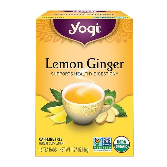 Yogi Tea Lemon Ginger Tea Bags 16 ct