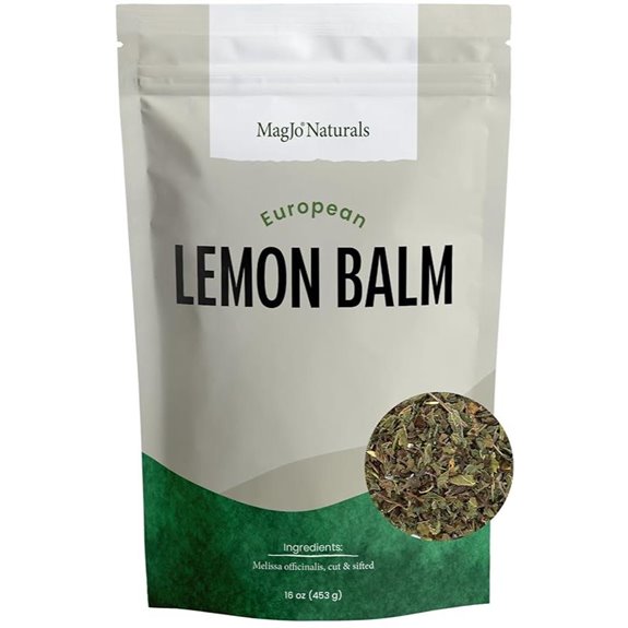 MagJo Naturals Lemon Balm Tea 1 lb loose leaf
