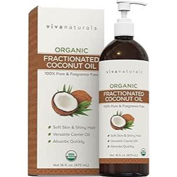 Viva Naturals Organic Fractionated Coconut Oil (16 oz)