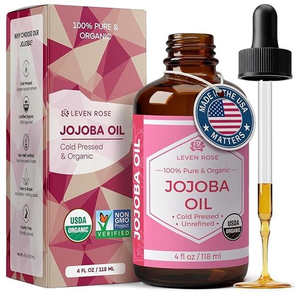 Leven Rose Jojoba Oil – Pure Organic Moisturizer 4 oz