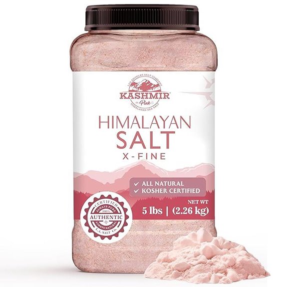 Kashmir Pink Himalayan Salt 5 Lbs Pure Kosher