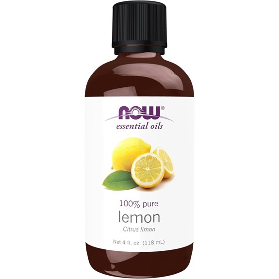 NOW Foods Lemon Essential Oil - 4 oz Pure and Cold-Pressed