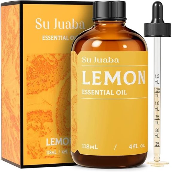 Lemon Essential Oil 4 Fl Oz 100% Pure