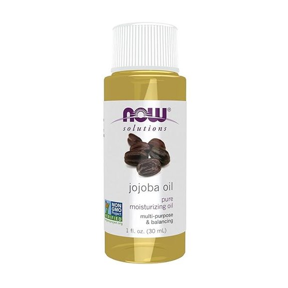 NOW Foods Jojoba Oil – Pure Multi-Purpose Oil (1 oz)