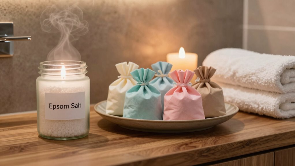 spa style epsom salt bags