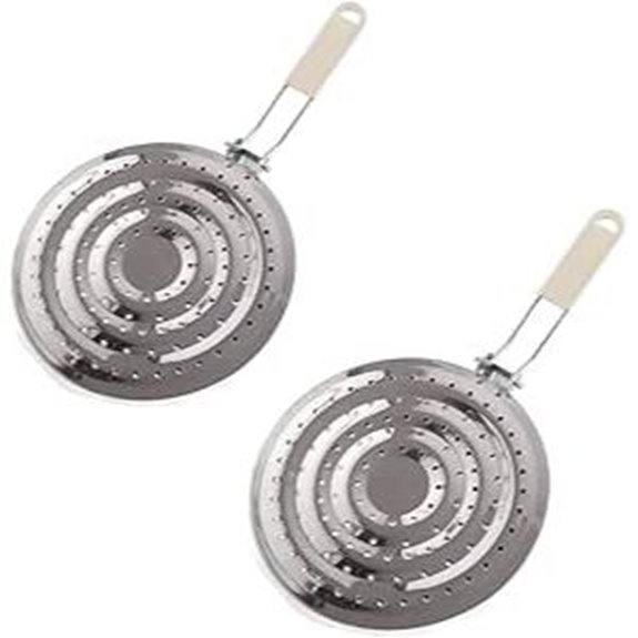Stainless Steel Heat Diffusers for Stovetops (2-Pack)