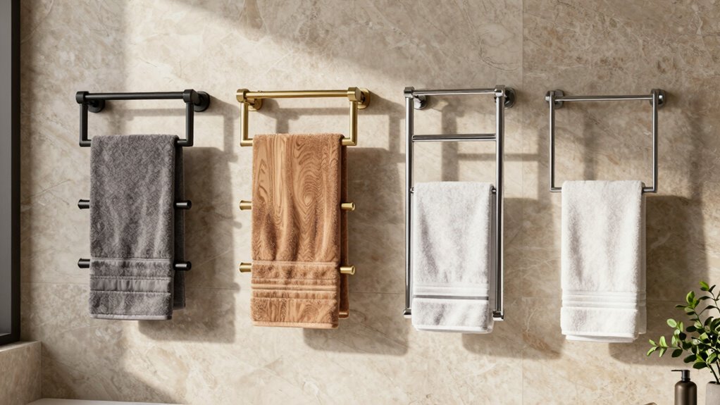 stylish and sturdy towel racks